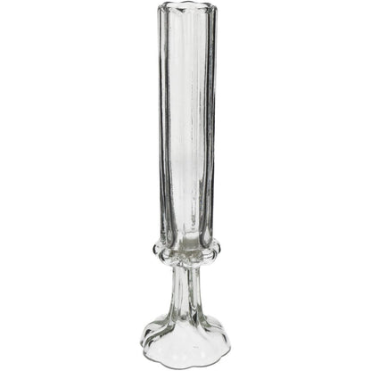 Βάζο ArteLibre Φλάουτο Χειροποίητο Διάφανο Γυαλί 8.5x8.5x33cm - Hippiehome.gr