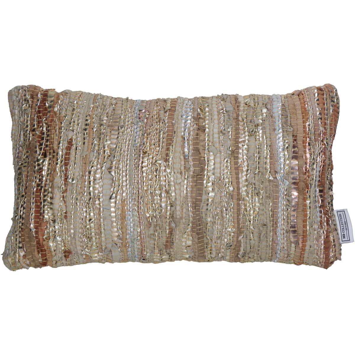 Μαξιλάρι ArteLibre Πολύχρωμο Δέρμα 30x50cm - Hippiehome.gr