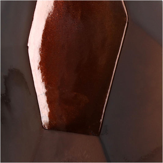 Βάζο ArteLibre Μπρονζέ Ανακυκλωμένο Γυαλί 13x13xx31cm - Hippiehome.gr