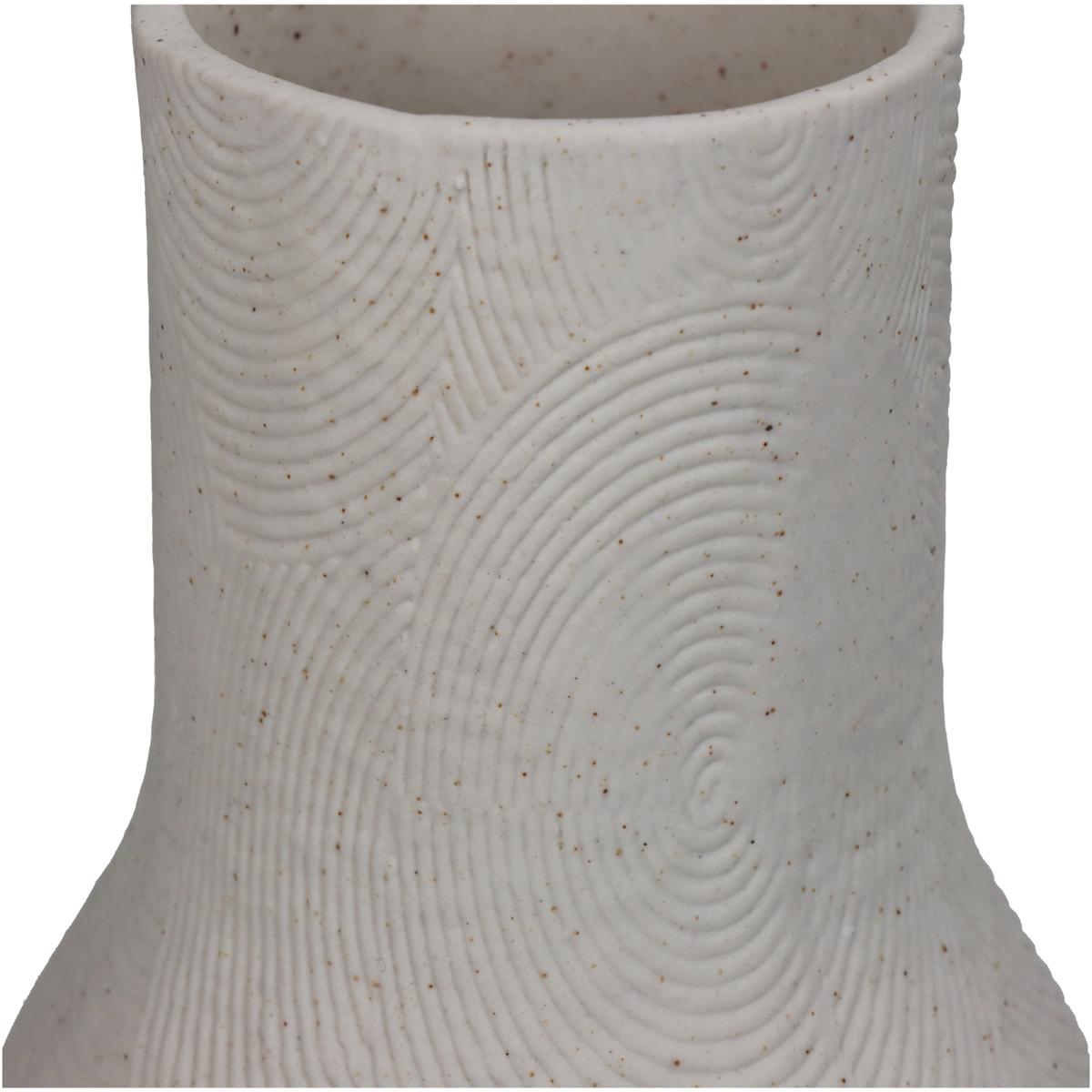 Βάζο ArteLibre Λευκό Πορσελάνη 10.2x10.2x17.8cm - Hippiehome.gr