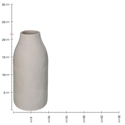 Βάζο ArteLibre Λευκό Πορσελάνη 9.9x9.9x21.4cm - Hippiehome.gr