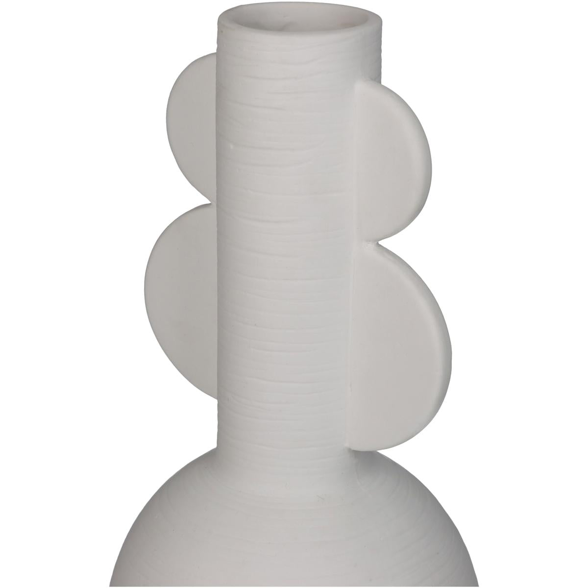 Βάζο ArteLibre Λευκό Πορσελάνη 10.6x10.6x28cm - Hippiehome.gr