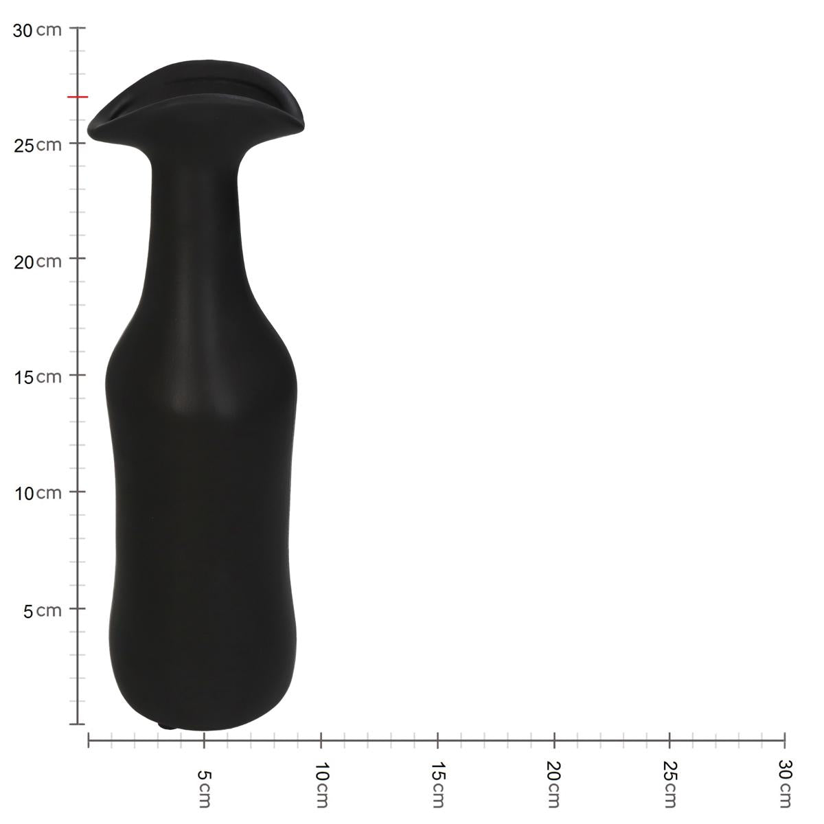 Βάζο ArteLibre Καφέ Κεραμικό 8x8x27cm - Hippiehome.gr