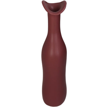 Βάζο ArteLibre Μπορντώ Κεραμικό 10x7x33cm - Hippiehome.gr