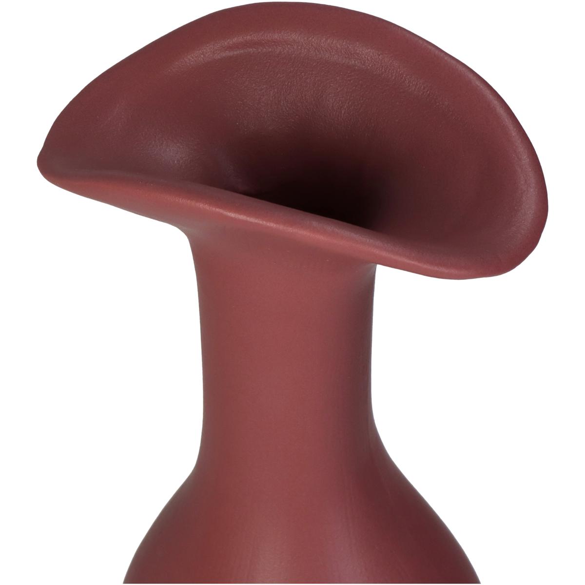 Βάζο ArteLibre Μπορντώ Κεραμικό 10x7x33cm - Hippiehome.gr