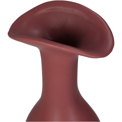 Βάζο ArteLibre Μπορντώ Κεραμικό 10x7x33cm - Hippiehome.gr