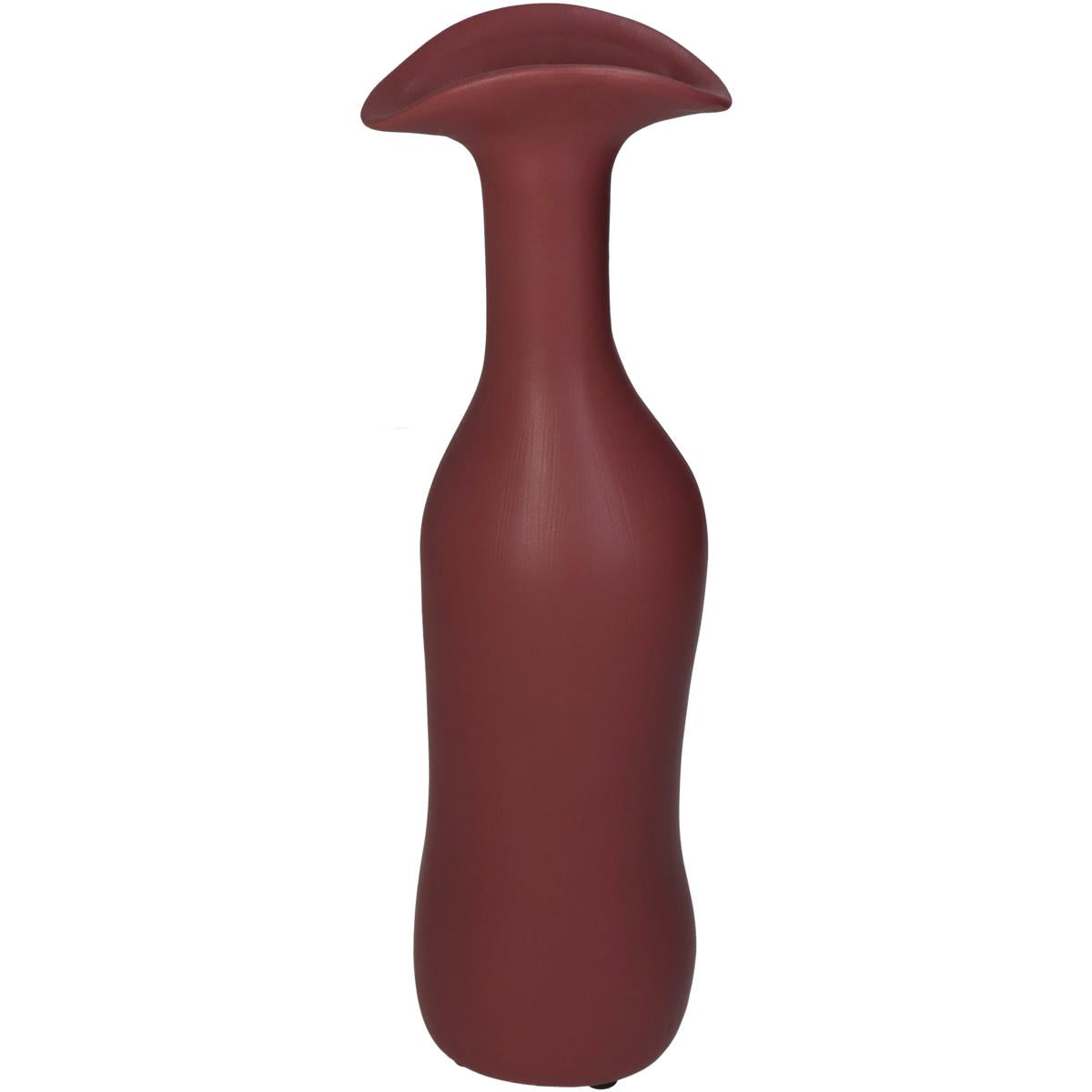 Βάζο ArteLibre Μπορντώ Κεραμικό 10x7x33cm - Hippiehome.gr