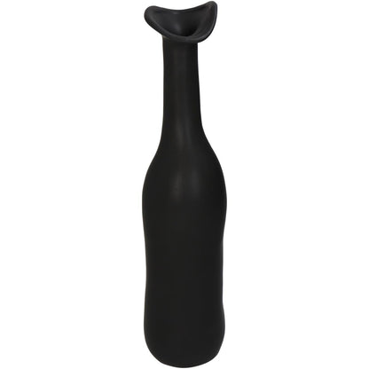 Βάζο ArteLibre Καφέ Κεραμικό 9.5x9.5x39.5cm - Hippiehome.gr