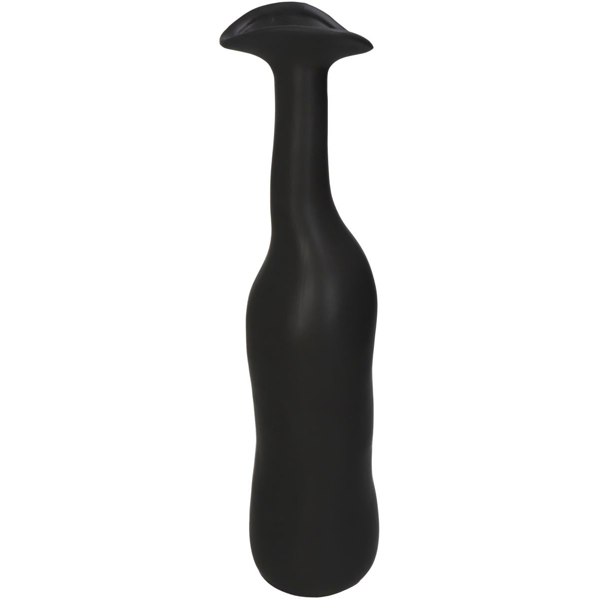 Βάζο ArteLibre Καφέ Κεραμικό 9.5x9.5x39.5cm - Hippiehome.gr