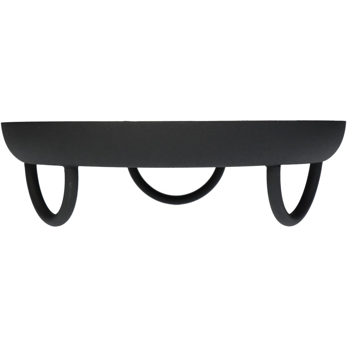 Δίσκος ArteLibre Μαύρο Μέταλλο 27x27x8cm - Hippiehome.gr