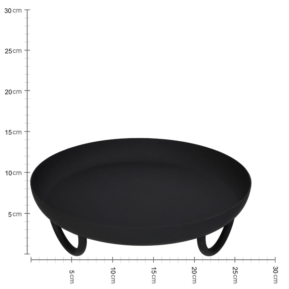 Δίσκος ArteLibre Μαύρο Μέταλλο 27x27x8cm - Hippiehome.gr