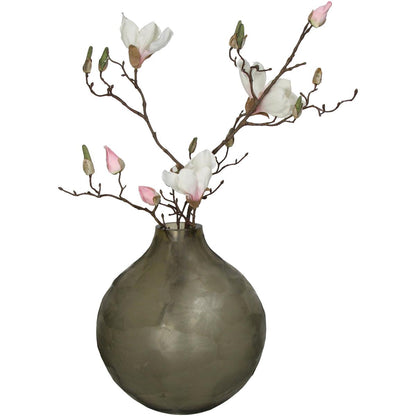 Βάζο ArteLibre Μπεζ Γυαλί 27x27x30.5cm - Hippiehome.gr