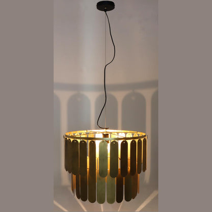 Φωτιστικό Κρεμαστό ArteLibre Χρυσό Μέταλλο 54.5x54.5x40cm - Hippiehome.gr