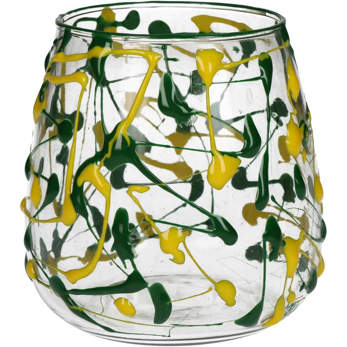 Κηροπήγιο ArteLibre Πολύχρωμο Γυαλί 11x11x11cm - Hippiehome.gr