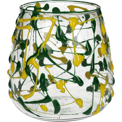 Κηροπήγιο ArteLibre Πολύχρωμο Γυαλί 11x11x11cm - Hippiehome.gr