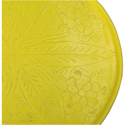 Δίσκος ArteLibre Κίτρινο Αλουμίνιο 33xx33x0.5cm - Hippiehome.gr