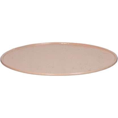 Δίσκος ArteLibre Ροδακινί Αλουμίνιο 38x38x0.5cm - Hippiehome.gr