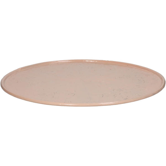 Δίσκος ArteLibre Ροδακινί Αλουμίνιο 38x38x0.5cm - Hippiehome.gr