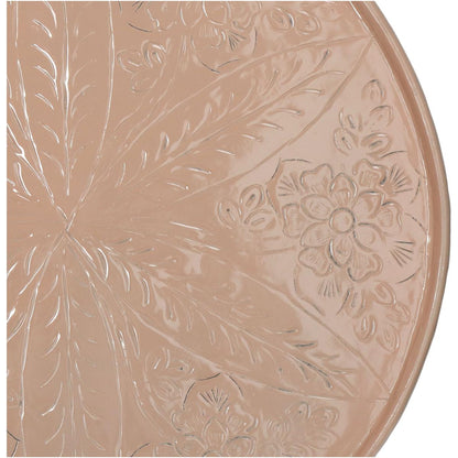 Δίσκος ArteLibre Ροδακινί Αλουμίνιο 38x38x0.5cm - Hippiehome.gr