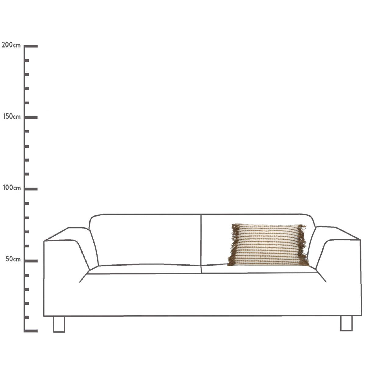 Μαξιλάρι ArteLibre Ιβουάρ Βαμβακερό 30x50cm - Hippiehome.gr