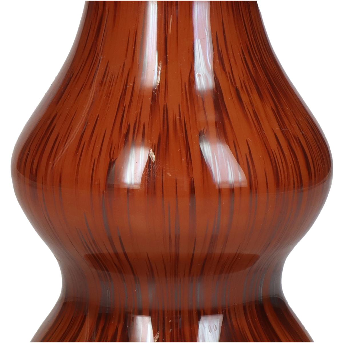 Βάζο ArteLibre Κόκκινο Γυαλί 10x10x22cm - Hippiehome.gr