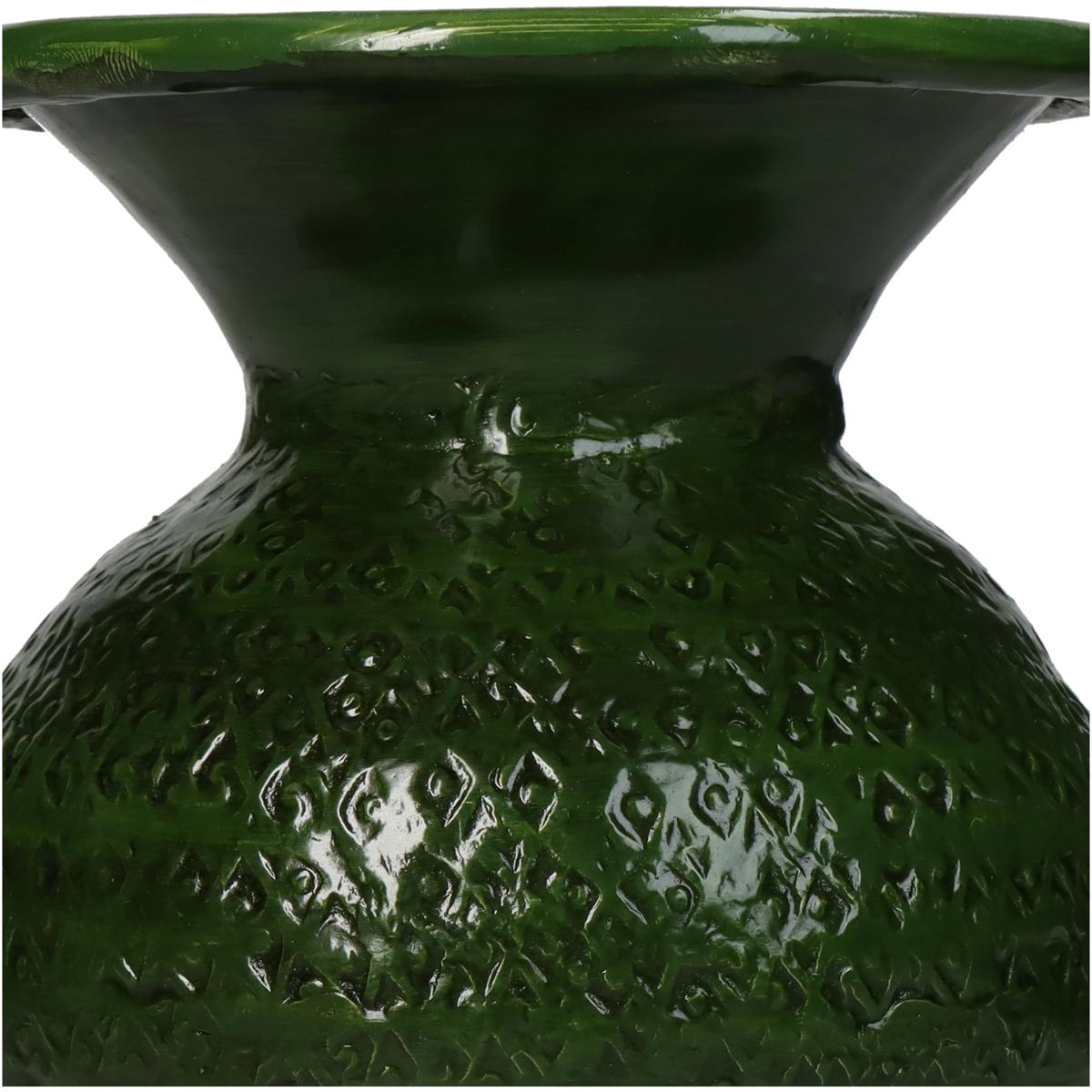 Βάζο ArteLibre Πράσινο Αλουμίνιο 11x11x16cm - Hippiehome.gr