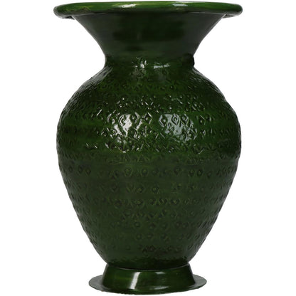 Βάζο ArteLibre Πράσινο Αλουμίνιο 11x11x16cm - Hippiehome.gr