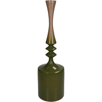 Κηροπήγιο ArteLibre Πράσινο Αλουμίνιο 11x11x38cm - Hippiehome.gr