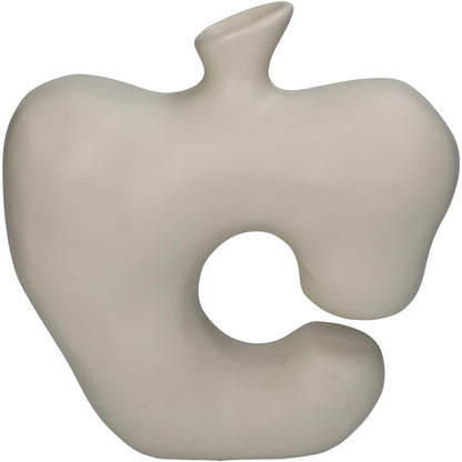 Βάζο ArteLibre Ακανόνιστο Ιβουάρ Polyresin 22.5x8x23.5cm - Hippiehome.gr