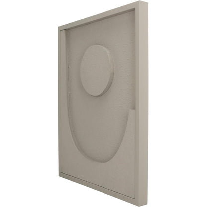 Διακοσμητικό Τοίχου ArteLibre Μπεζ Χαρτί 40x3x50cm - Hippiehome.gr