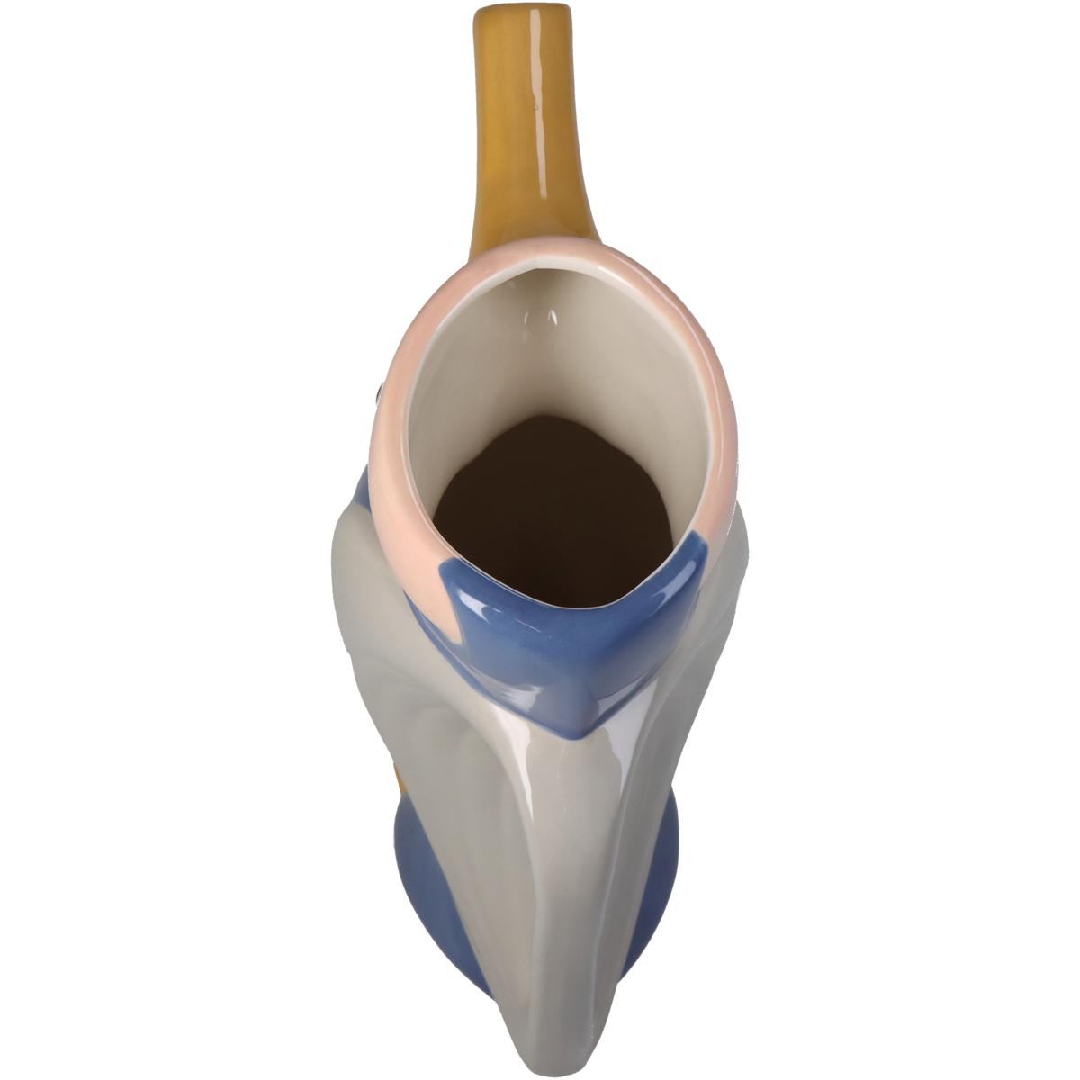 Βάζο ArteLibre Πουλί Πολύχρωμο Κεραμικό 18.4x9.4x25.3cm - Hippiehome.gr