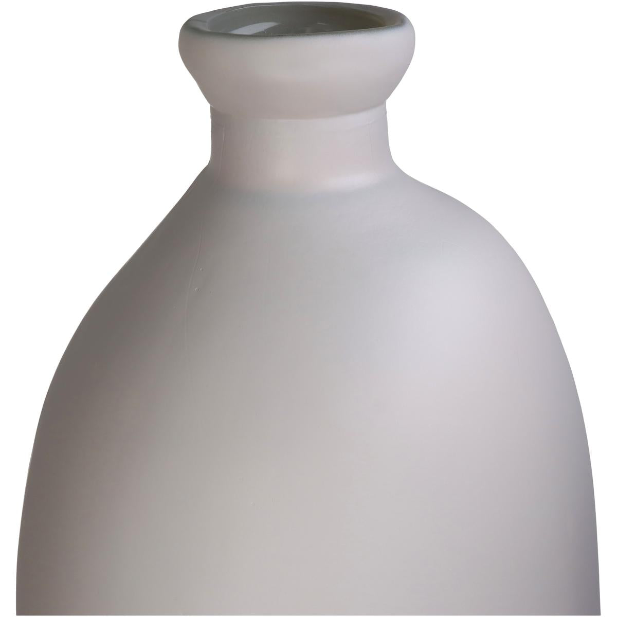 Βάζο ArteLibre Ιβουάρ Ανακυκλωμένο Γυαλί 34x34x73cm - Hippiehome.gr