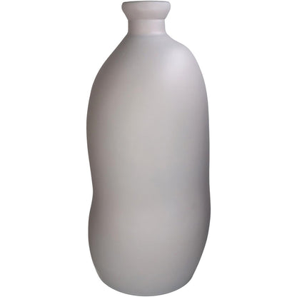 Βάζο ArteLibre Ιβουάρ Ανακυκλωμένο Γυαλί 34x34x73cm - Hippiehome.gr