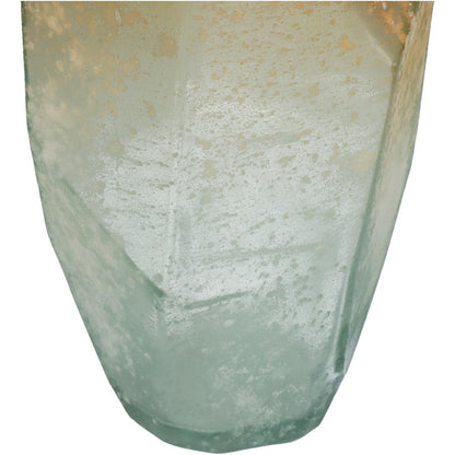 Βάζο ArteLibre Ώχρα Ανακυκλωμένο Γυαλί 13x13x31cm - Hippiehome.gr