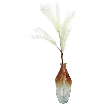 Βάζο ArteLibre Ώχρα Ανακυκλωμένο Γυαλί 13x13x31cm - Hippiehome.gr