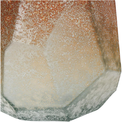 Βάζο ArteLibre Ώχρα Ανακυκλωμένο Γυαλί 17x17x19cm - Hippiehome.gr