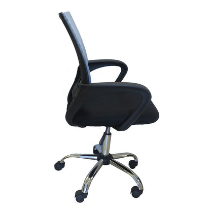 Καρέκλα Γραφείου ArteLibre ΑΛΚΥΟΝΗ Μαύρο/Γκρι 57x57x86-96cm - Hippiehome.gr