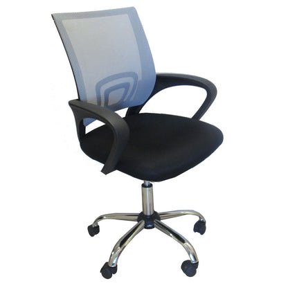 Καρέκλα Γραφείου ArteLibre ΑΛΚΥΟΝΗ Μαύρο/Γκρι 57x57x86-96cm - Hippiehome.gr