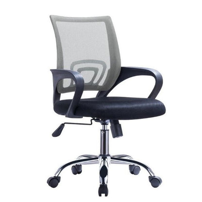 Καρέκλα Γραφείου ArteLibre ΑΛΚΥΟΝΗ Μαύρο/Γκρι 57x57x86-96cm - Hippiehome.gr