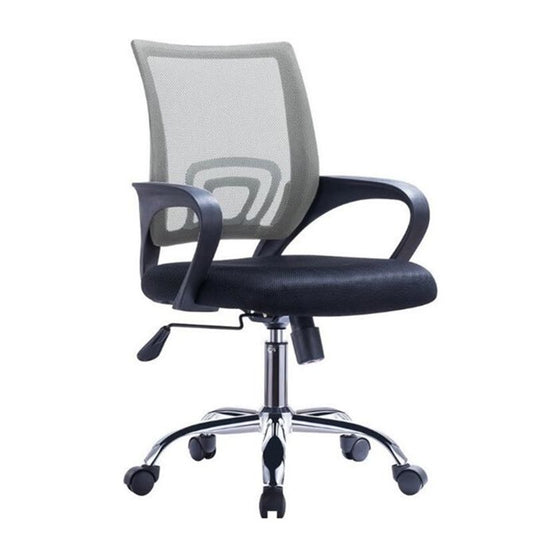 Καρέκλα Γραφείου ArteLibre ΑΛΚΥΟΝΗ Μαύρο/Γκρι 57x57x86-96cm - Hippiehome.gr