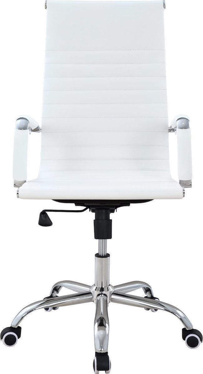 Καρέκλα Γραφείου ArteLibre ΔΙΩΝΗ Λευκό PU 55x60x104-111cm - Hippiehome.gr