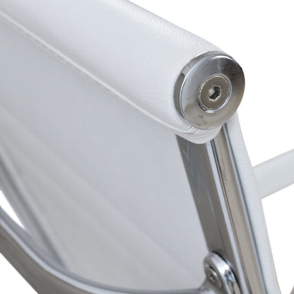 Καρέκλα Γραφείου ArteLibre ΔΙΩΝΗ Λευκό PU 55x60x104-111cm - Hippiehome.gr