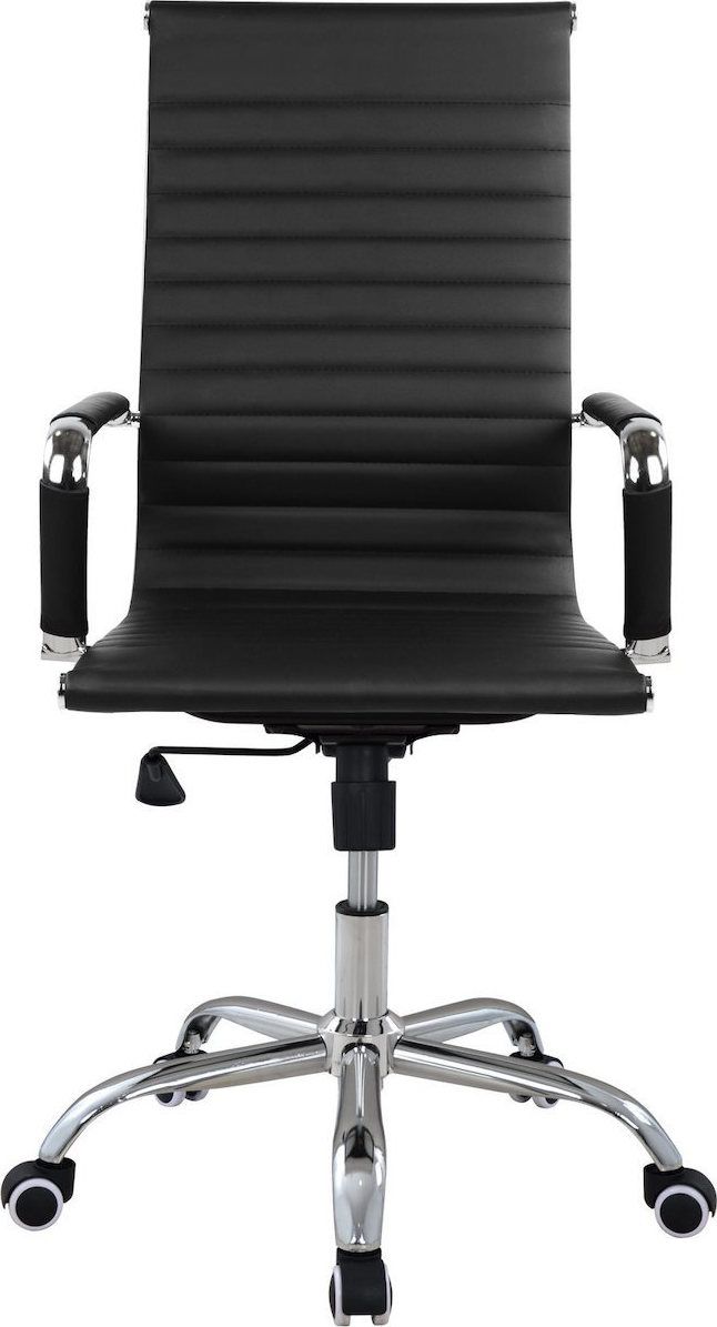 Καρέκλα Γραφείου ArteLibre ΔΙΩΝΗ Μαύρο PU 55x60x104-111cm - Hippiehome.gr