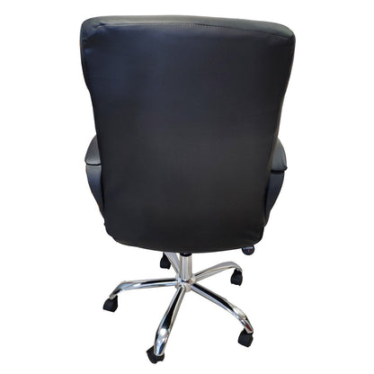 Καρέκλα Γραφείου ArteLibre MEΛITH Μαύρο PU 60x71x105-113cm - Hippiehome.gr