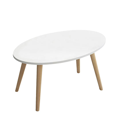 Τραπεζάκι Σαλονιού ArteLibre GAVIA Λευκό 80x40x42cm - Hippiehome.gr