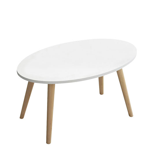 Τραπεζάκι Σαλονιού ArteLibre GAVIA Λευκό 80x40x42cm - Hippiehome.gr