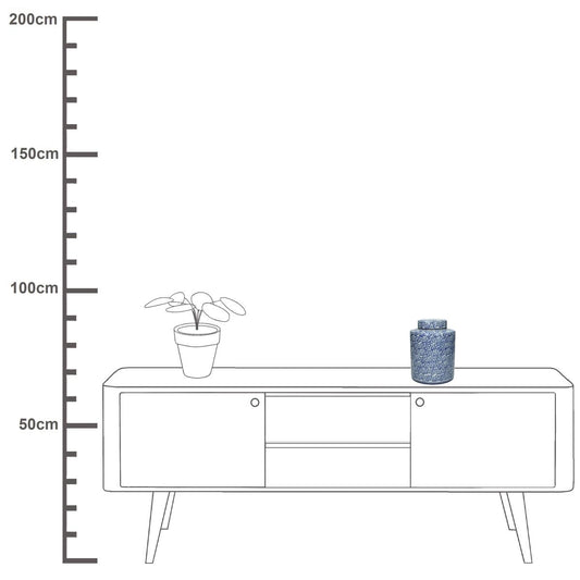 Βάζο ArteLibre Μπλε Πορσελάνη 16.5x16.5x24cm - Hippiehome.gr