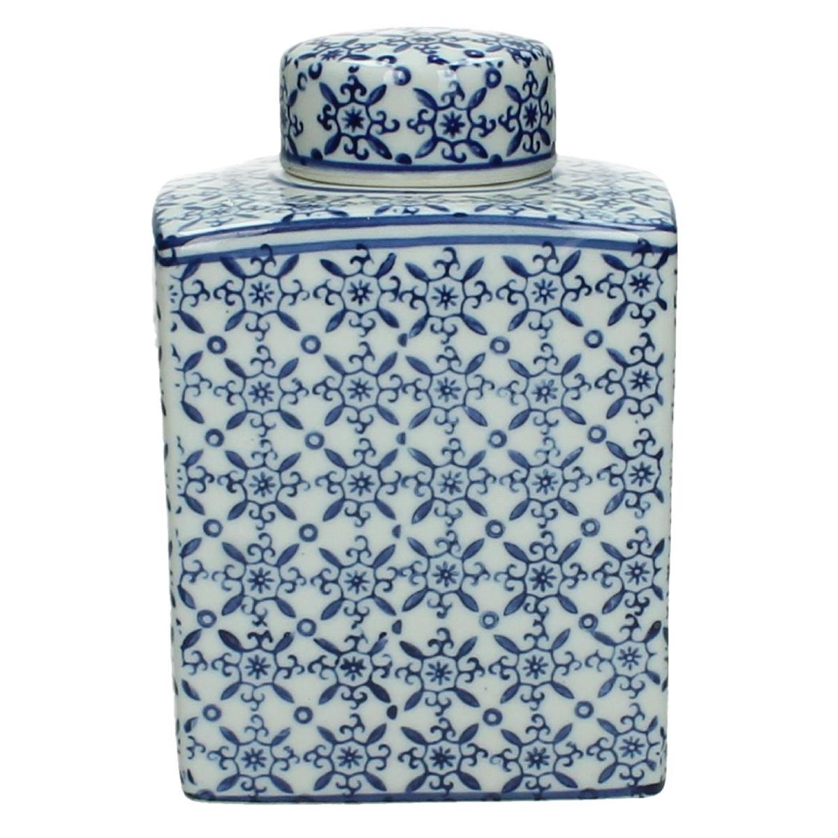 Βάζο ArteLibre Μπλε Πορσελάνη 11x10x17cm - Hippiehome.gr