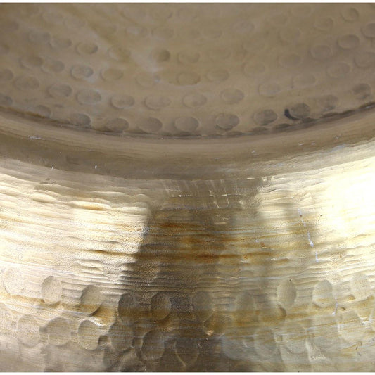 Τραπεζάκι-Κασπώ ArteLibre Χρυσό Μέταλλο 59x59x29.5cm Σετ 2Τμχ - Hippiehome.gr