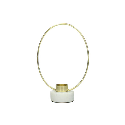 Κηροπήγιο ArteLibre Χρυσό Μέταλλο 18x8x20cm - Hippiehome.gr